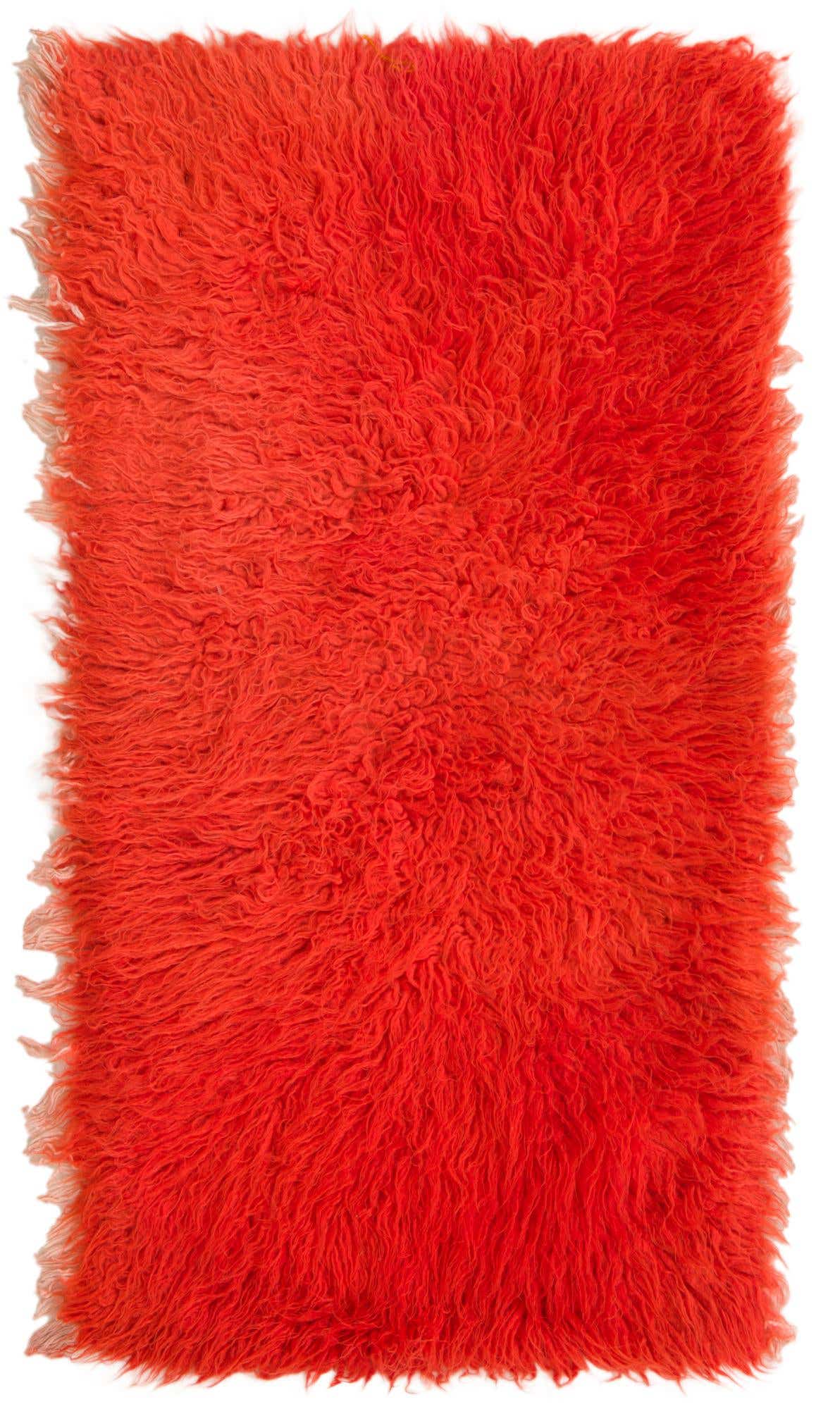 2' 4 x 4' 5 Hand Knotted Moroccan Wool Rug