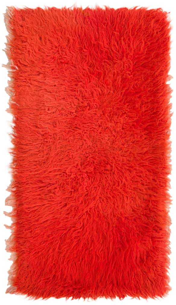 2' 4 x 4' 5 Hand Knotted Moroccan Wool Rug