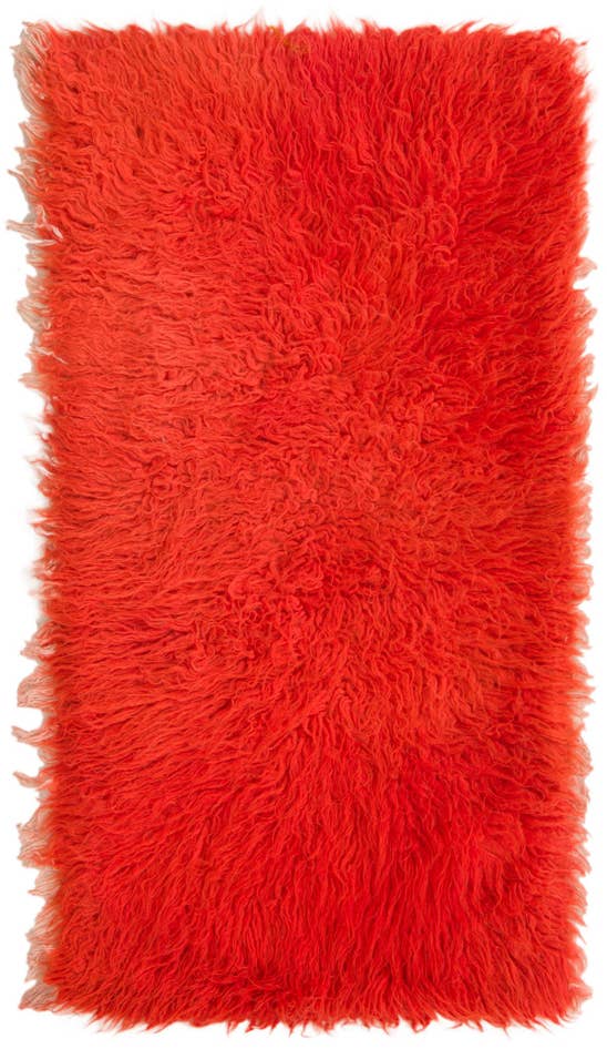 Detail image of 2' 4 x 4' 5 Hand Knotted Moroccan Wool Rug