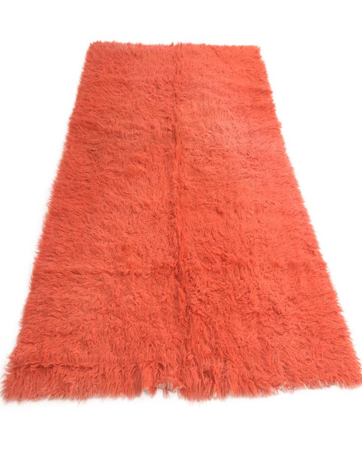 Detail image of 6' 2 x 9'  Hand Knotted Moroccan Wool Rug