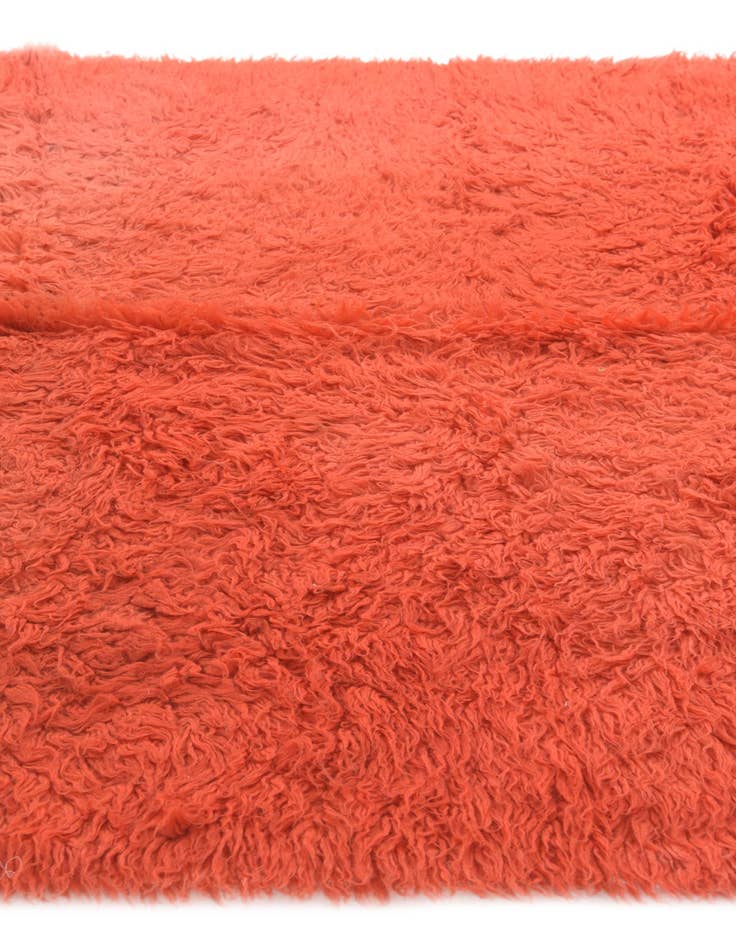 Detail image of 6' 2 x 9'  Hand Knotted Moroccan Wool Rug