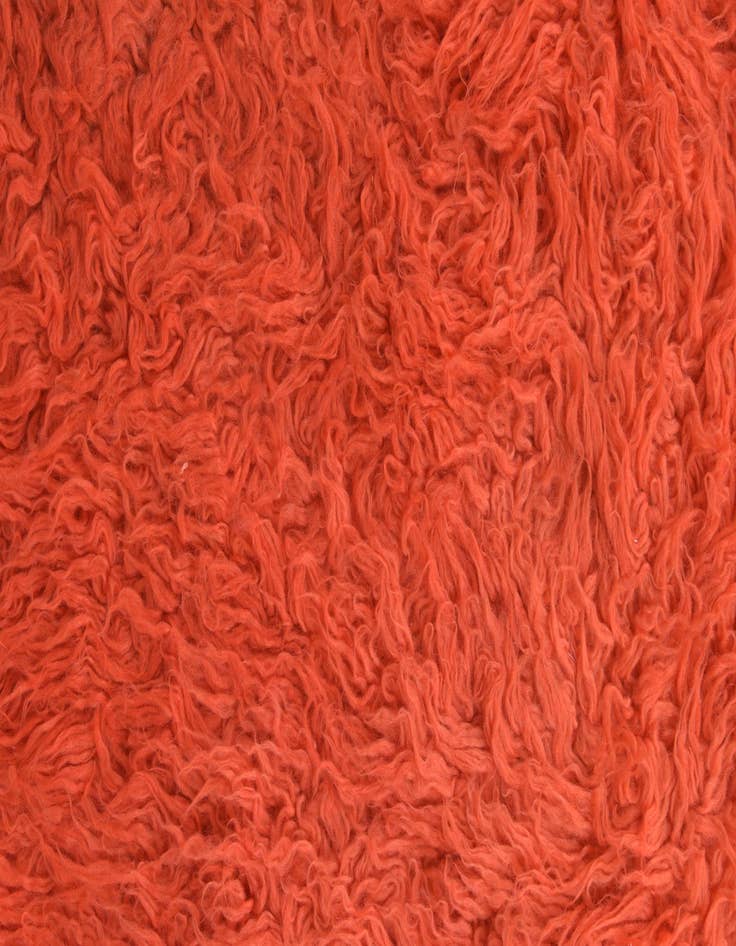 Detail image of 6' 2 x 9'  Hand Knotted Moroccan Wool Rug