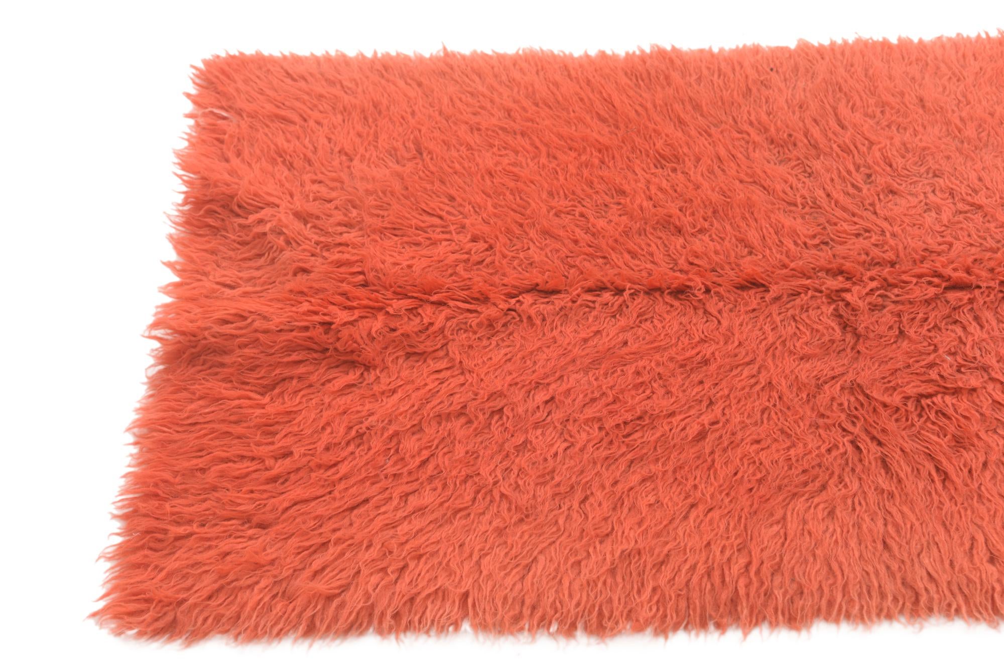 2' 8 x 5' Hand Knotted Moroccan Wool Rug