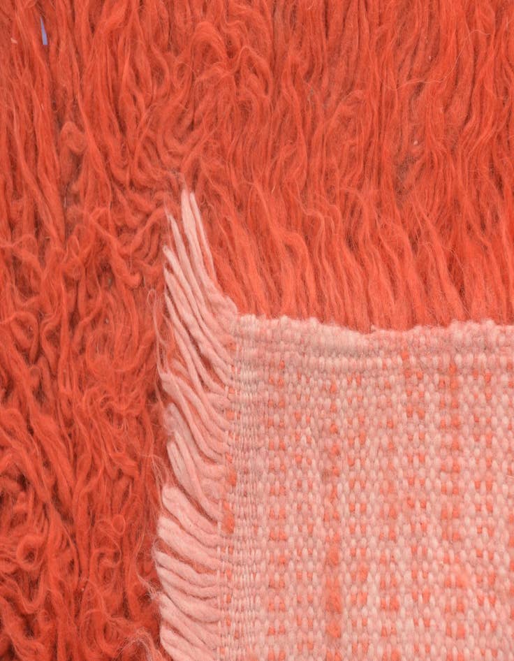 Detail image of 2' 8 x 5'  Hand Knotted Moroccan Wool Rug