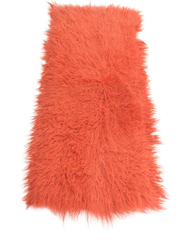 Detail image of 2' 8 x 4' 3  Hand Knotted Moroccan Wool Rug