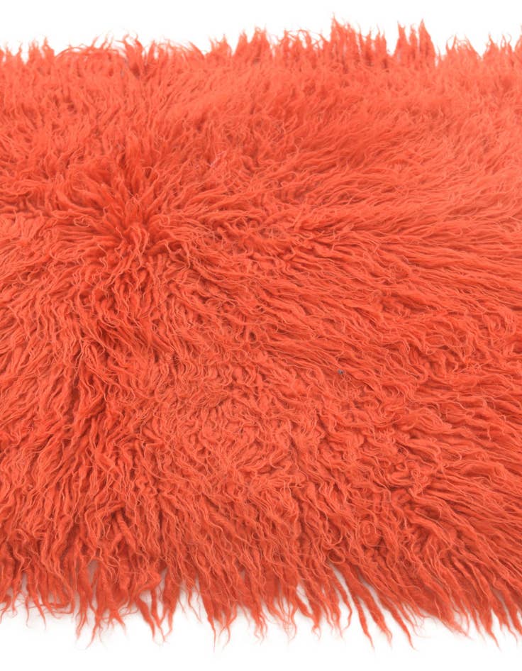 Detail image of 2' 8 x 4' 3  Hand Knotted Moroccan Wool Rug