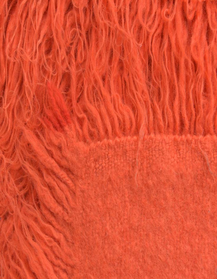 Detail image of 2' 8 x 4' 3  Hand Knotted Moroccan Wool Rug