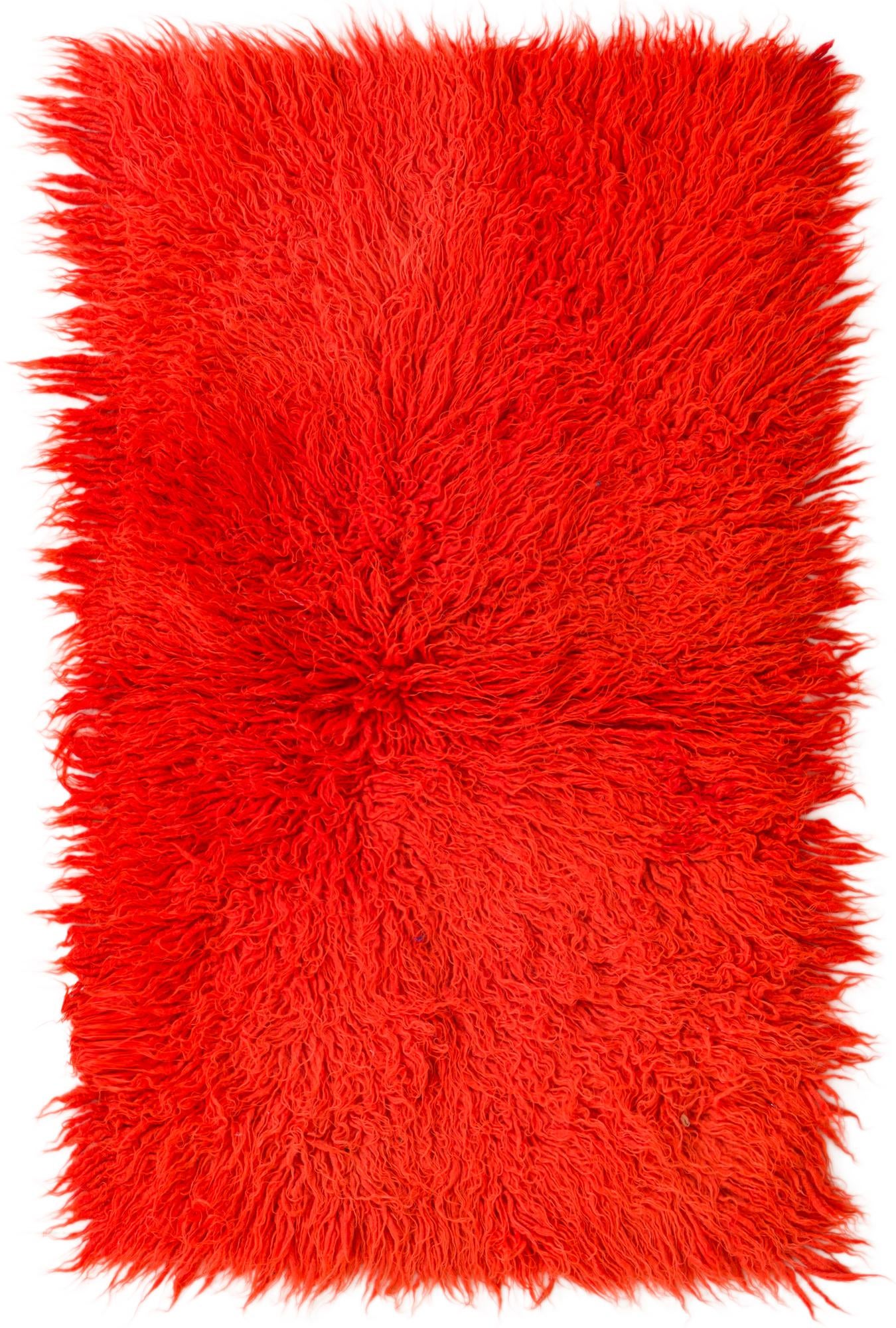 2' 8 x 4' 3 Hand Knotted Moroccan Wool Rug