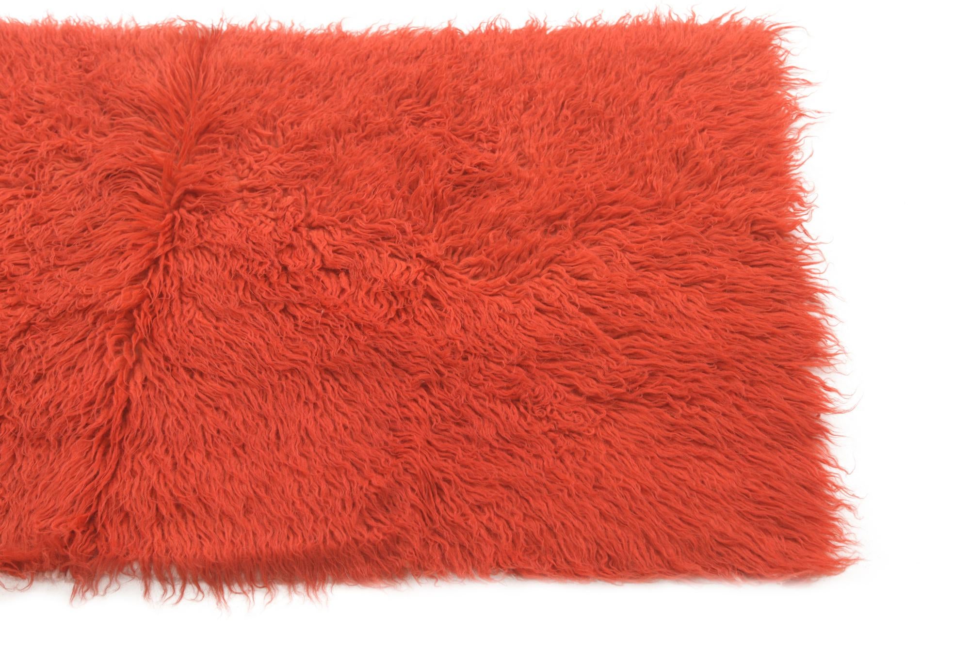 2' 5 x 4' 5 Hand Knotted Moroccan Wool Rug