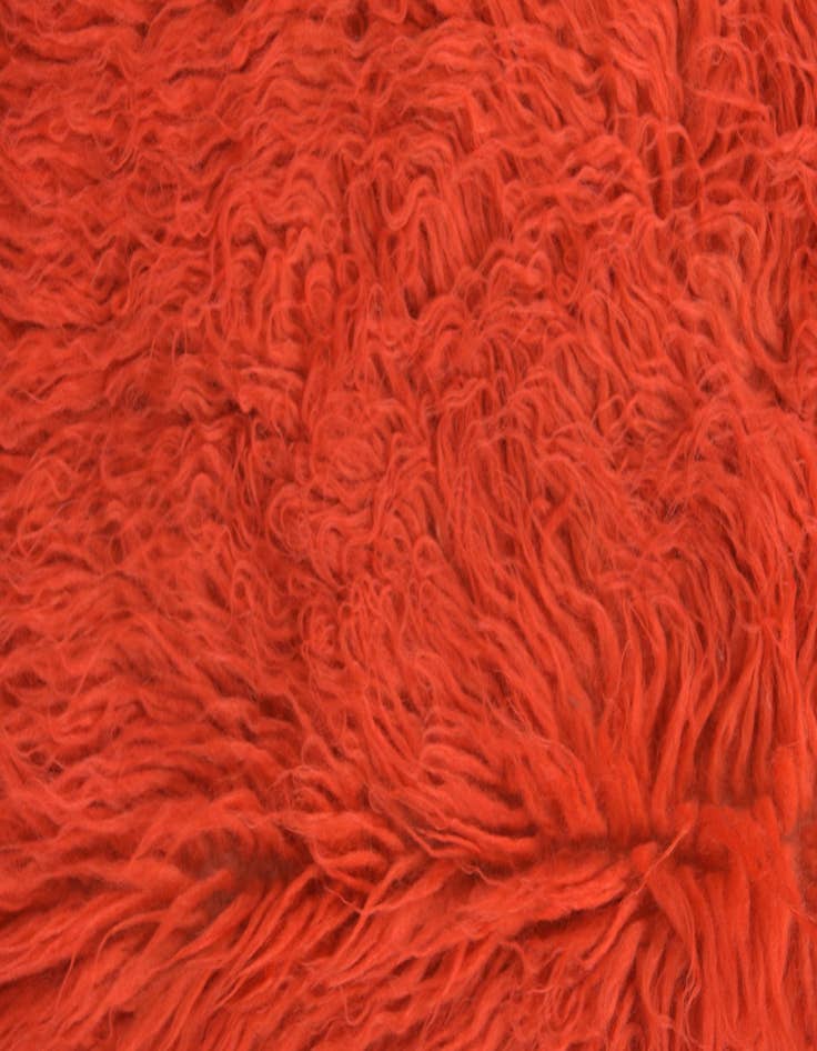 Detail image of 2' 5 x 4' 5  Hand Knotted Moroccan Wool Rug