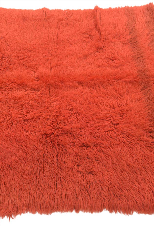Detail image of 4' 8 x 6' 6 Hand Knotted Moroccan Wool Rug