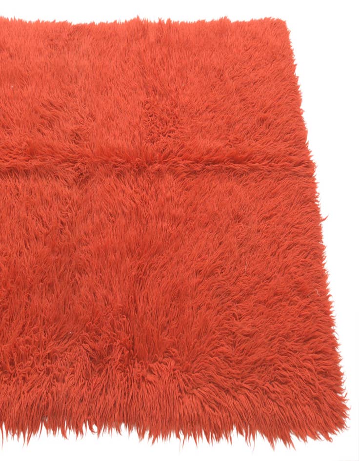 Detail image of 4' 7 x 6' 8 Hand Knotted Moroccan Wool Rug