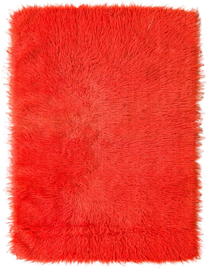 Detail image of 3' x 5' Hand Knotted Moroccan Wool Rug