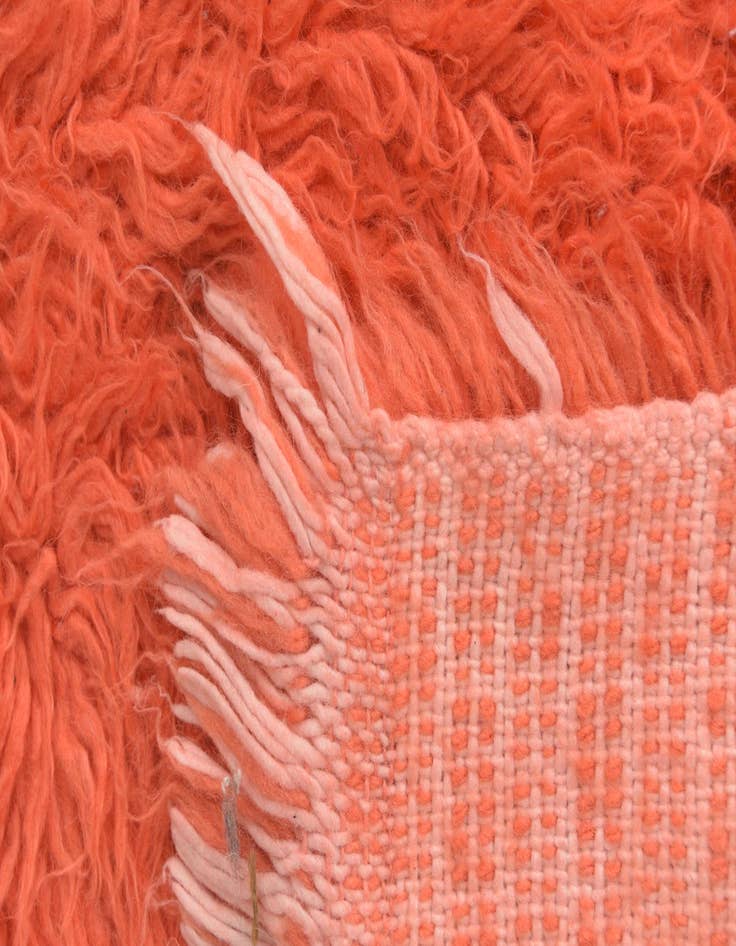 Detail image of 3' 2 x 5' 6  Hand Knotted Moroccan Wool Rug