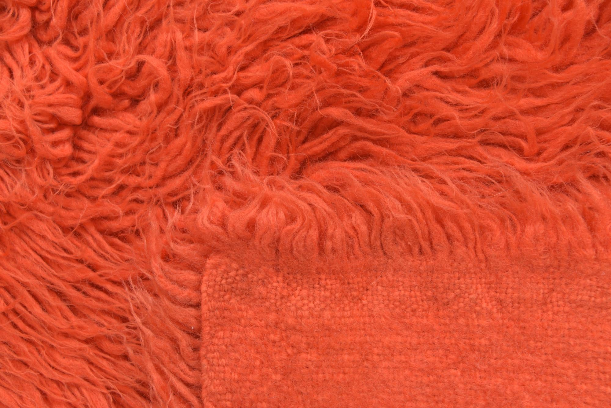 3' 6 x 6' 8 Hand Knotted Moroccan Wool Rug