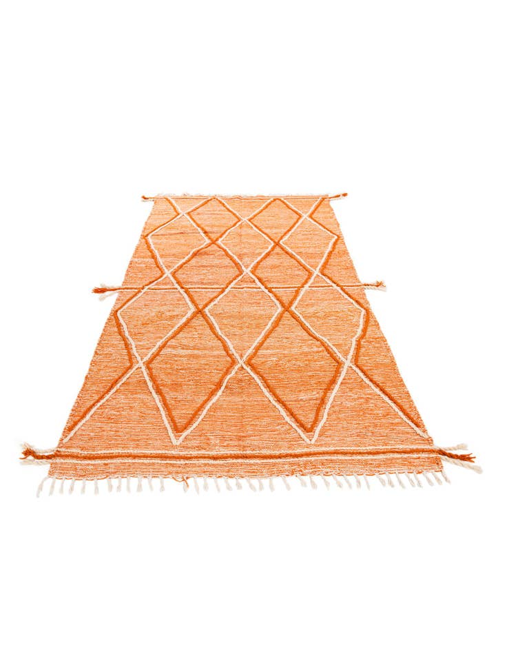 Detail image of 5' 10 x 10' 6 Hand Knotted Moroccan Wool Rug