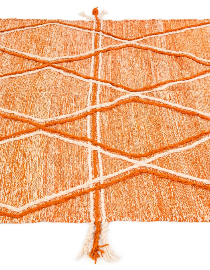 Detail image of 5' 10 x 10' 6  Hand Knotted Moroccan Wool Rug