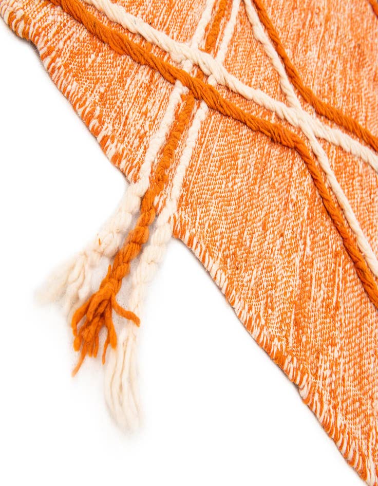 Detail image of 5' 10 x 10' 6  Hand Knotted Moroccan Wool Rug