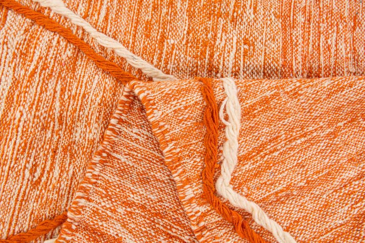 Detail image of 5' 10 x 10' 6 Hand Knotted Moroccan Wool Rug
