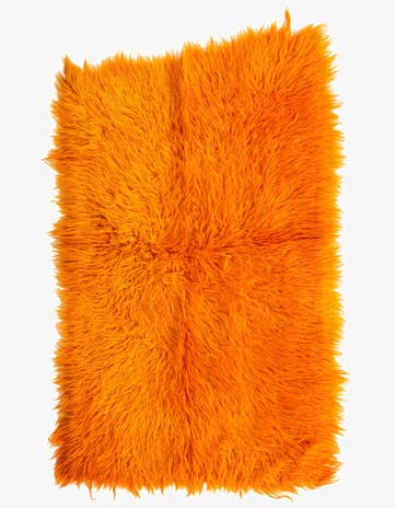 3' x 4' 5 Hand Knotted Moroccan Wool Rug