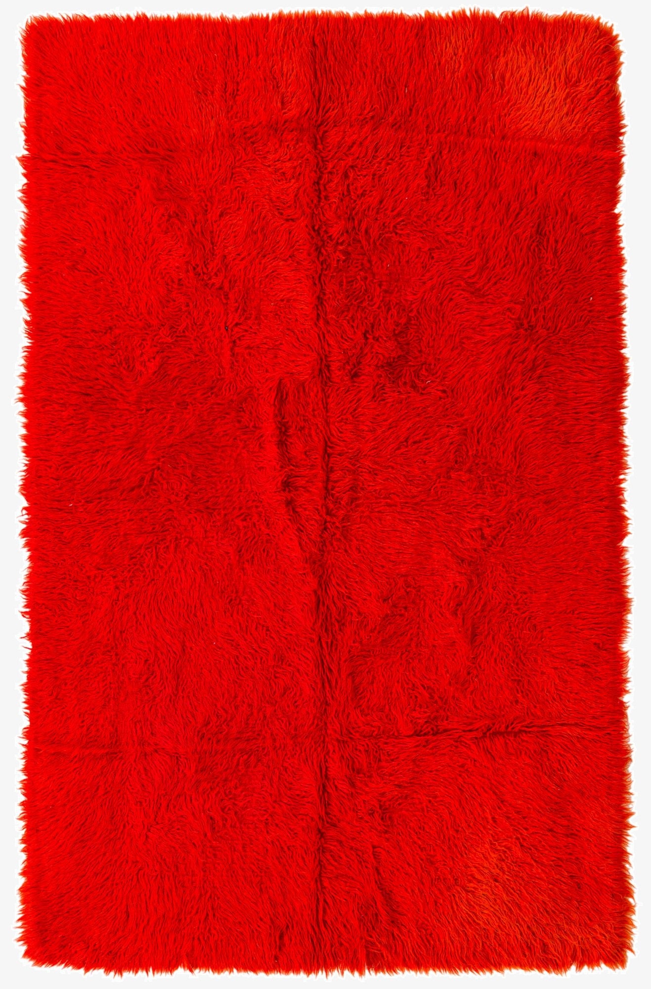 4' 6 x 7'  Hand Knotted Moroccan Wool Rug