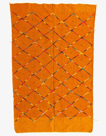 5' x 7' 8 Hand Knotted Moroccan Wool Rug