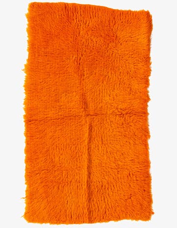 2' 1 x 3' 8 Hand Knotted Moroccan Wool Rug