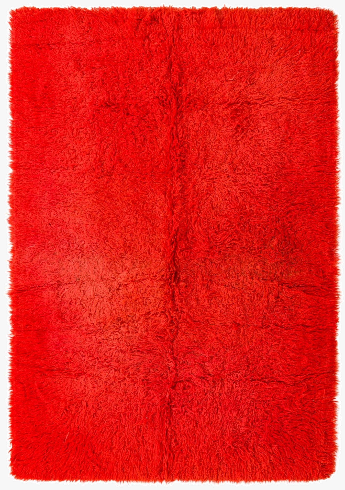 6' 2 x 9'  Hand Knotted Moroccan Wool Rug