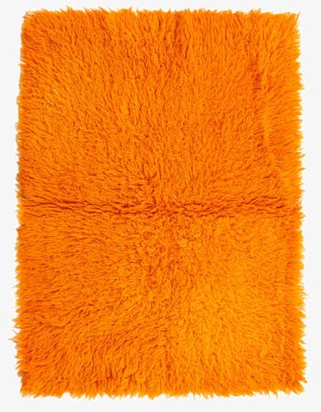 4' 1 x 5' 7 Hand Knotted Moroccan Wool Rug