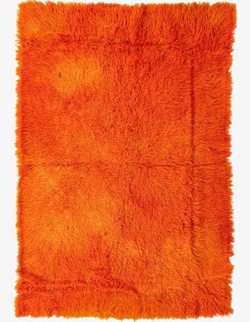 5' 2 x 7' 10 Hand Knotted Moroccan Wool Rug