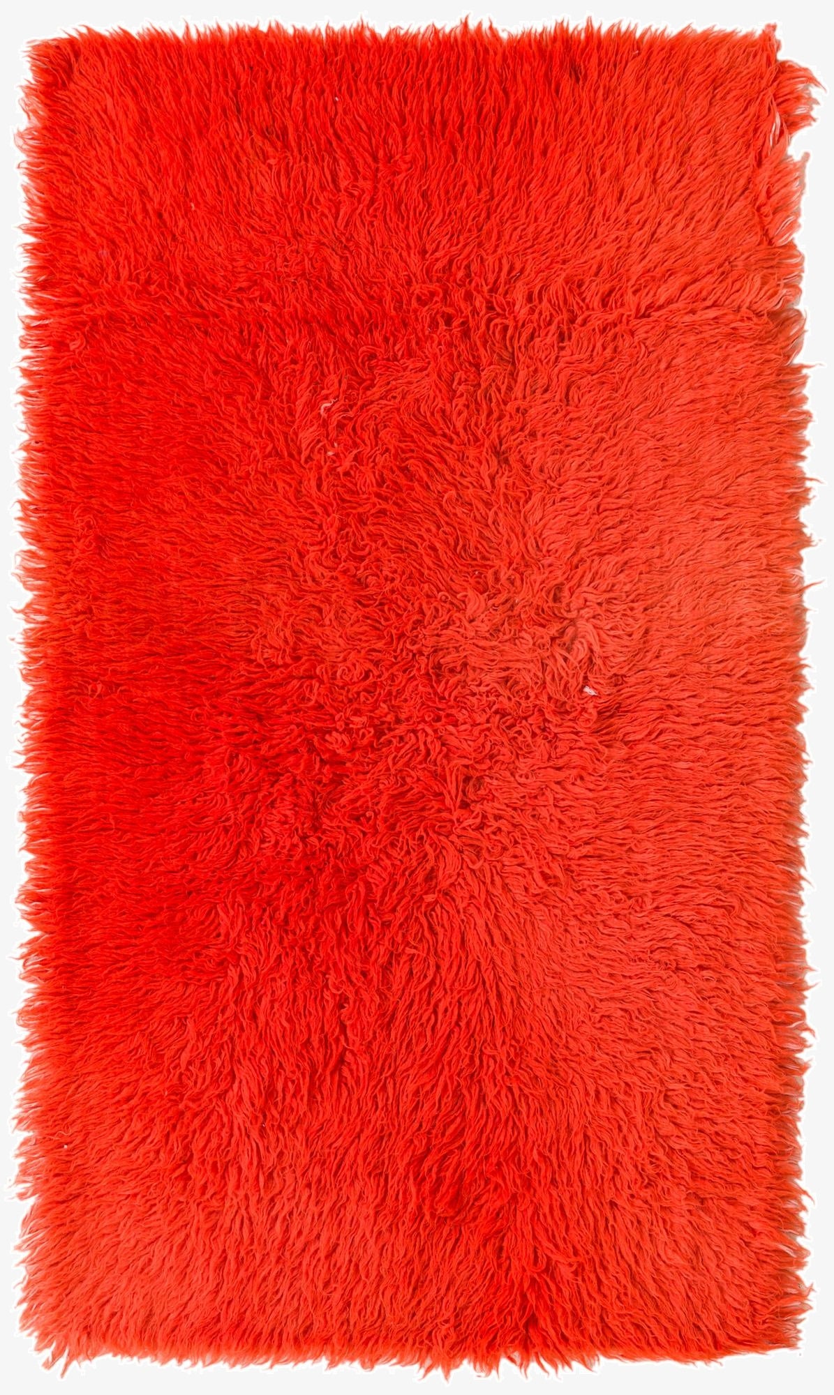 3' 2 x 5' 6  Hand Knotted Moroccan Wool Rug