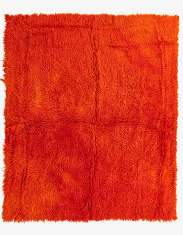 7' 4 x 8' 11 Hand Knotted Moroccan Wool Rug