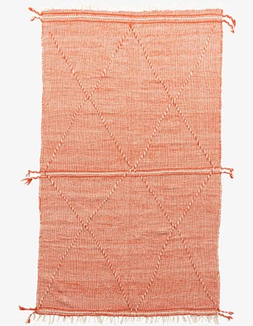 6' 3 x 10' 6 Hand Knotted Moroccan Wool Rug