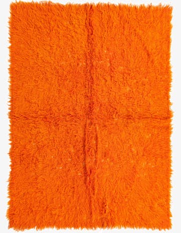 5' 2 x 7' 6 Hand Knotted Moroccan Wool Rug