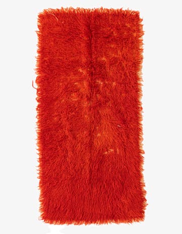 2' 1 x 4' 5 Hand Knotted Moroccan Wool Rug