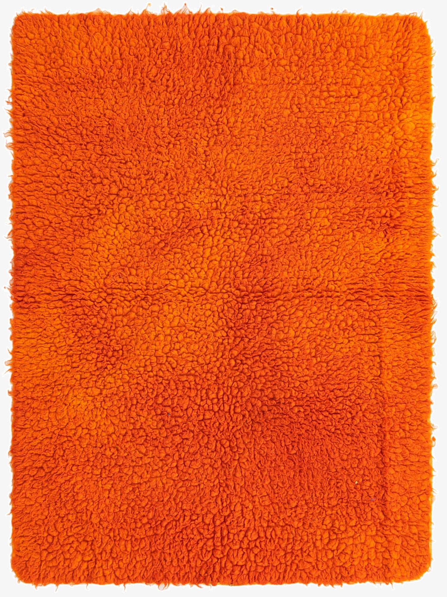 4' 3 x 5' 10  Hand Knotted Moroccan Wool Rug