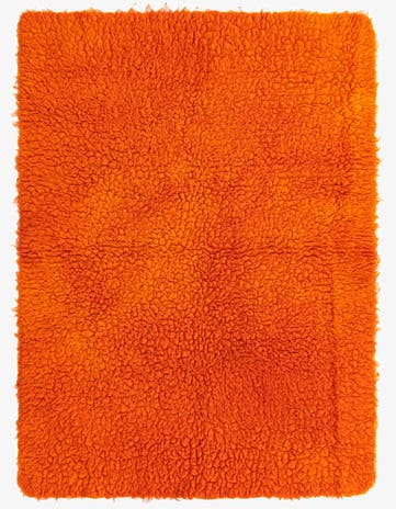 4' 3 x 5' 10 Hand Knotted Moroccan Wool Rug