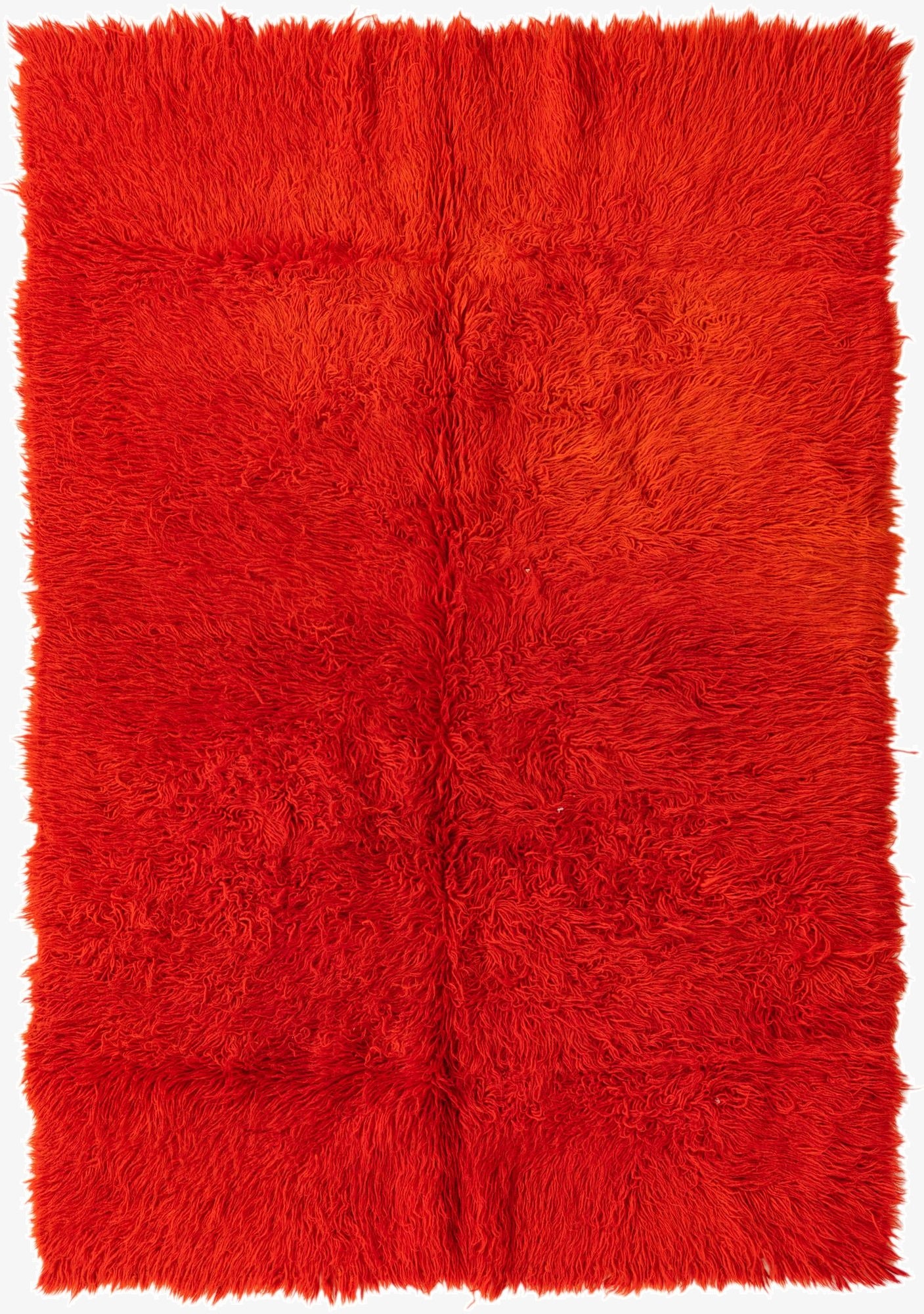 4' 4 x 6' 5  Hand Knotted Moroccan Wool Rug