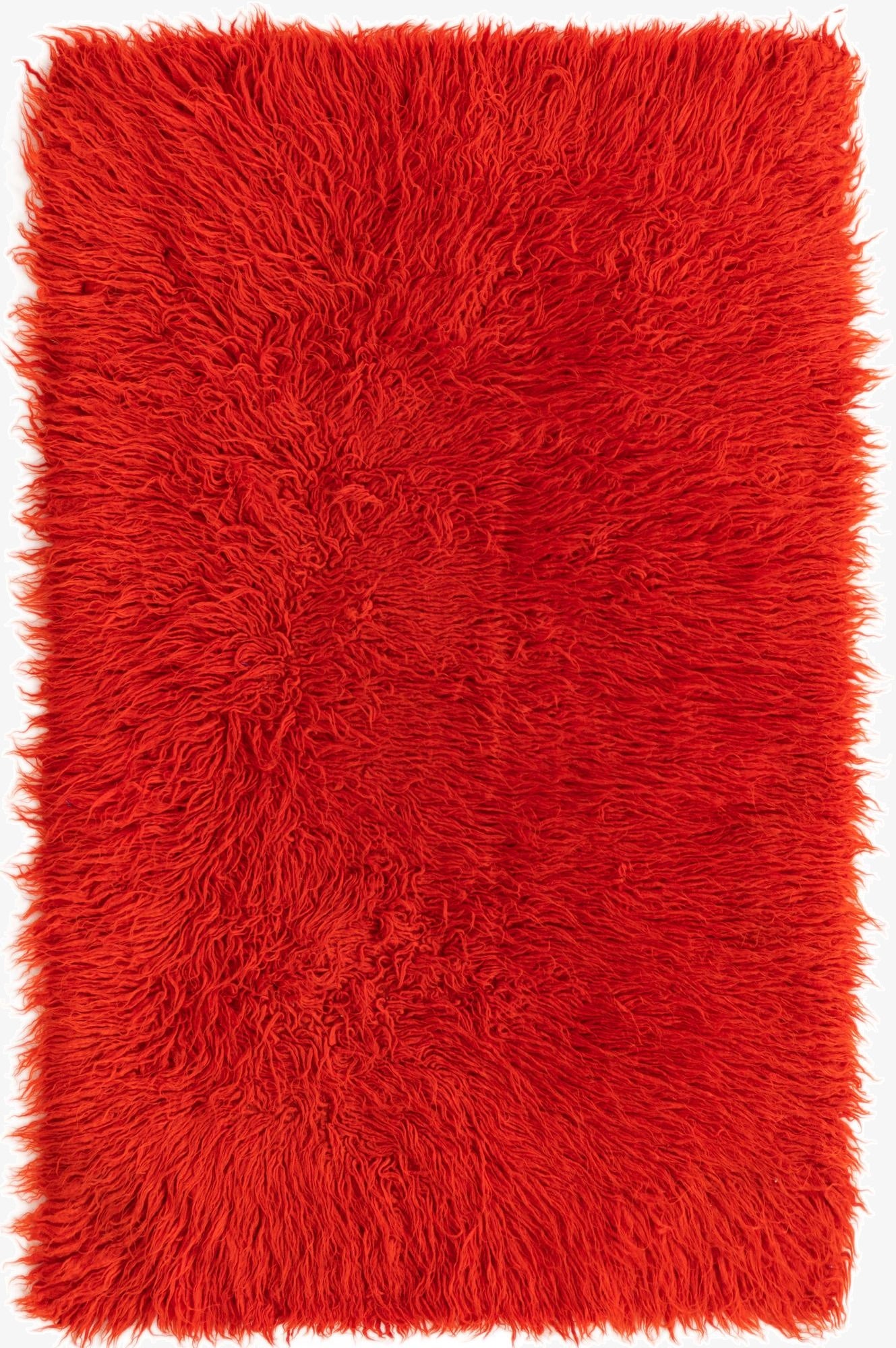 2' 7 x 4' 1  Hand Knotted Moroccan Wool Rug