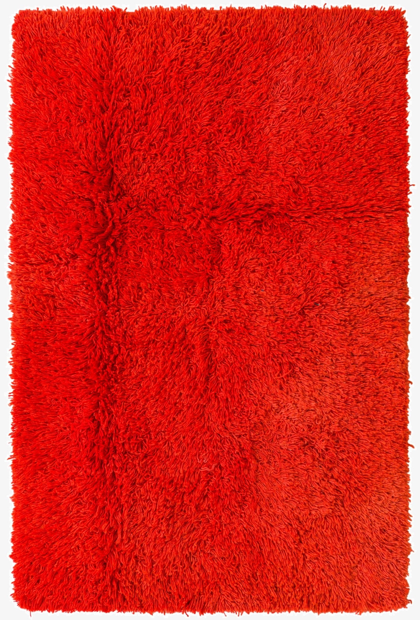 4' 5 x 6' 7  Hand Knotted Moroccan Wool Rug