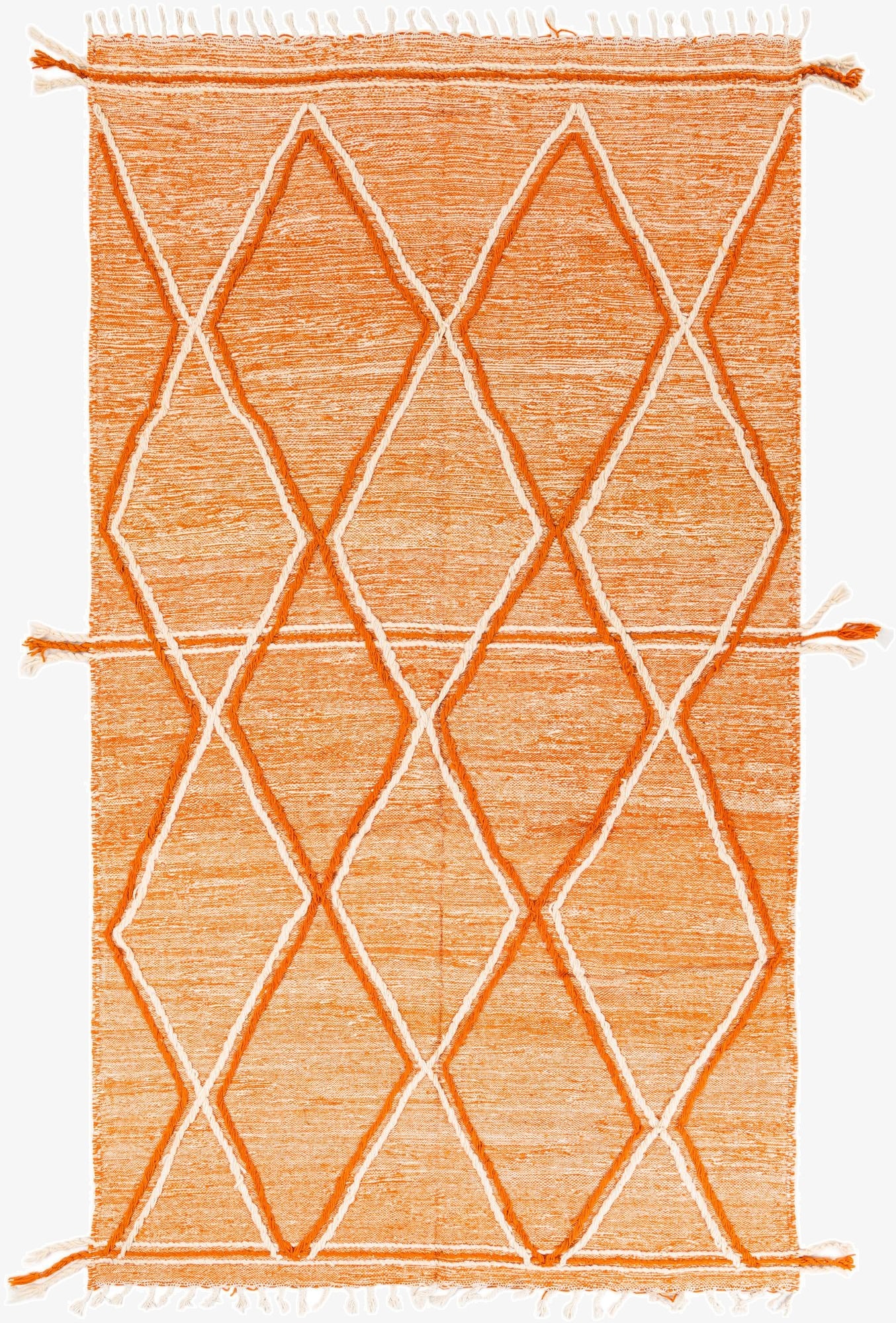 5' 10 x 10' 6  Hand Knotted Moroccan Wool Rug