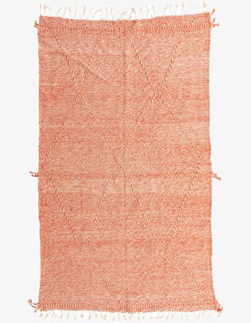 6' 6 x 11' 2 Hand Knotted Moroccan Wool Rug