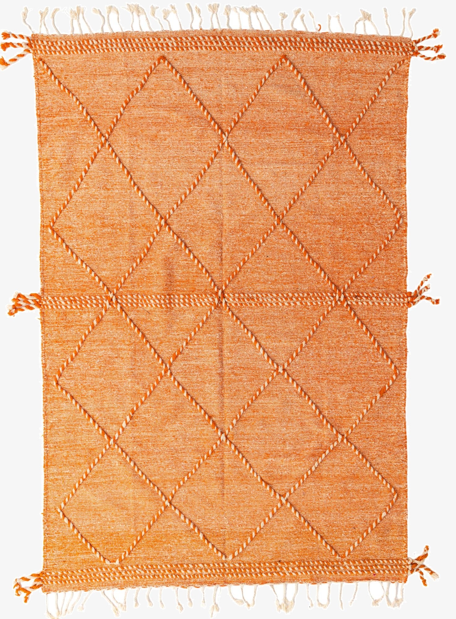 6' 6 x 9' 10  Hand Knotted Moroccan Wool Rug