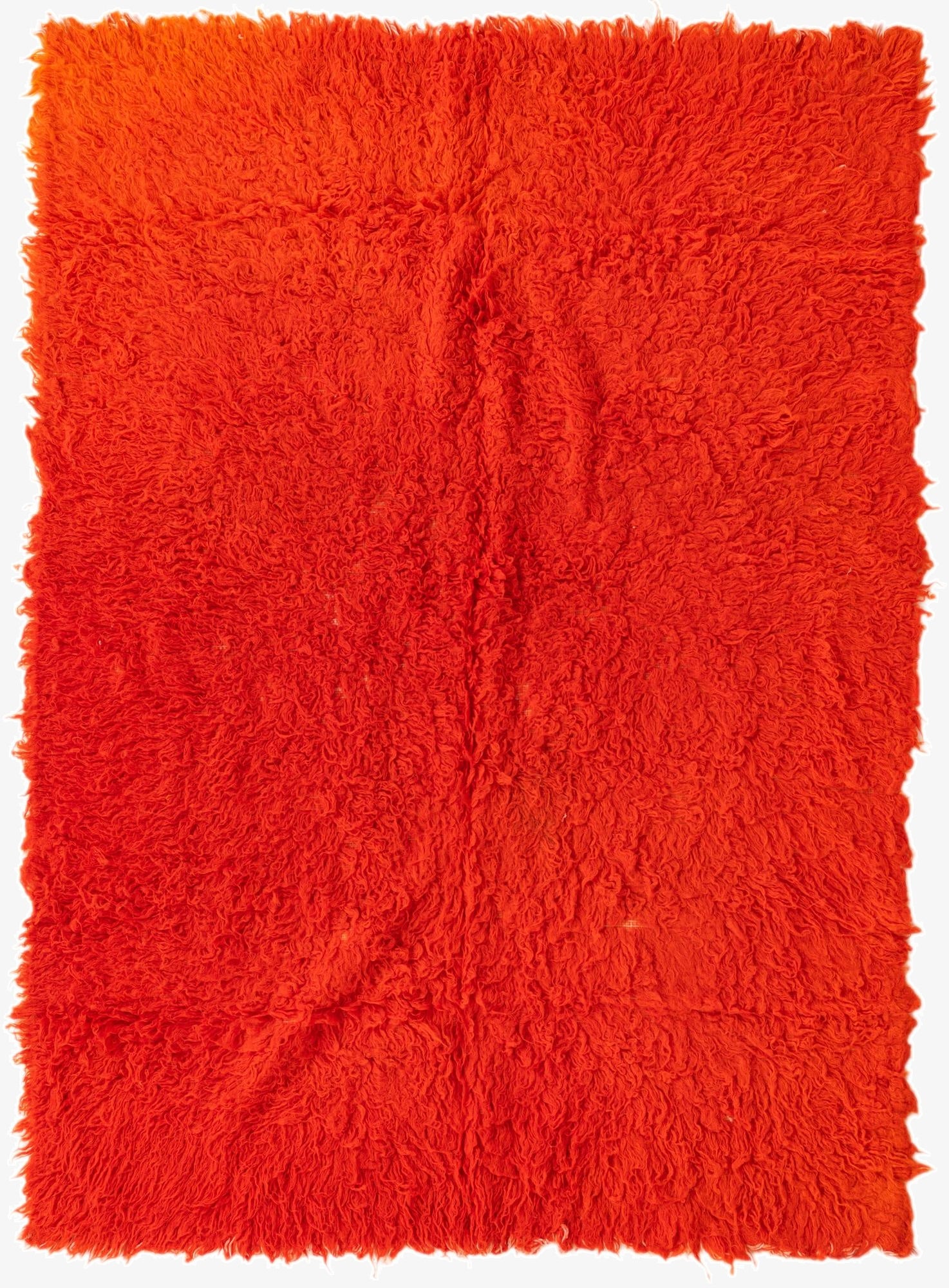 4' 9 x 6' 7  Hand Knotted Moroccan Wool Rug