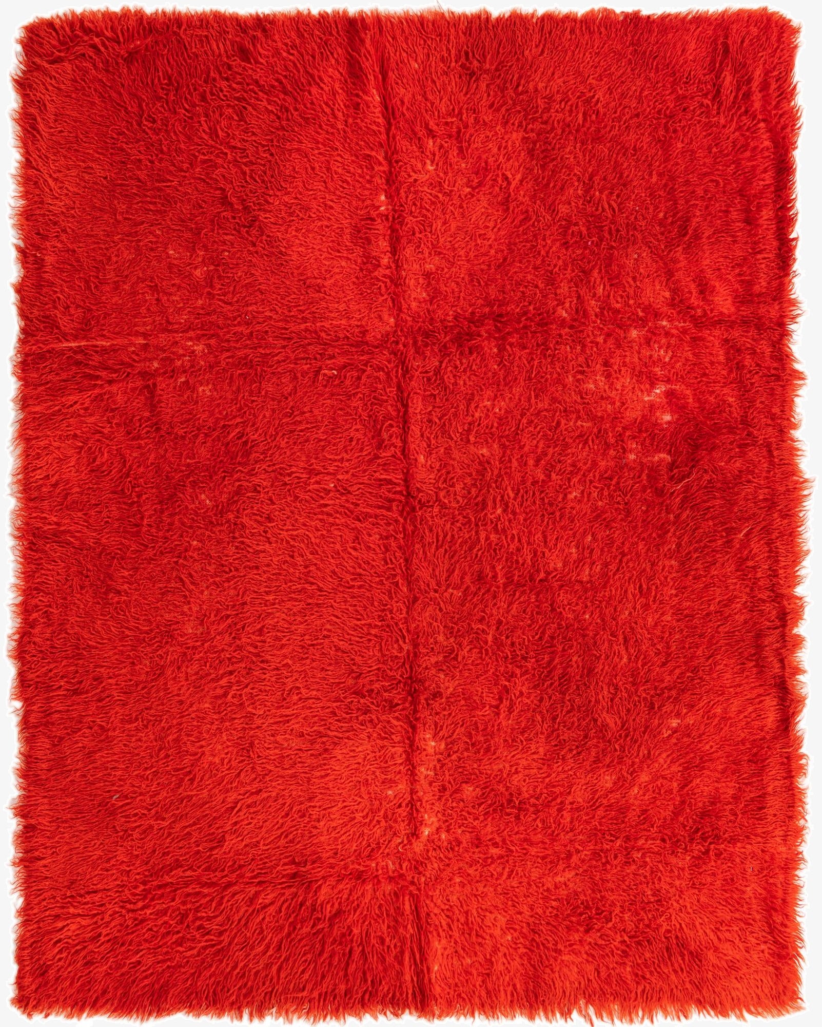 6' 6 x 8'  Hand Knotted Moroccan Wool Rug