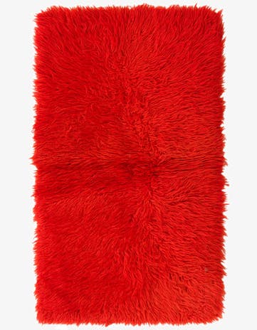 1' 10 x 3' 1 Hand Knotted Moroccan Wool Rug