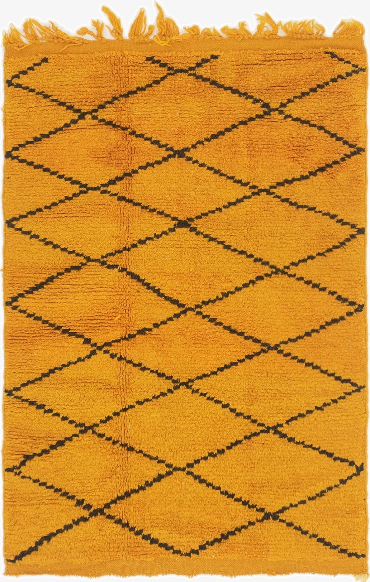 3' 6 x 5' 3  Hand Knotted Moroccan Wool Rug