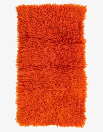 2' 2 x 3' 11 Hand Knotted Moroccan Wool Rug