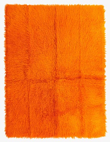 5' 1 x 6' 7 Hand Knotted Moroccan Wool Rug