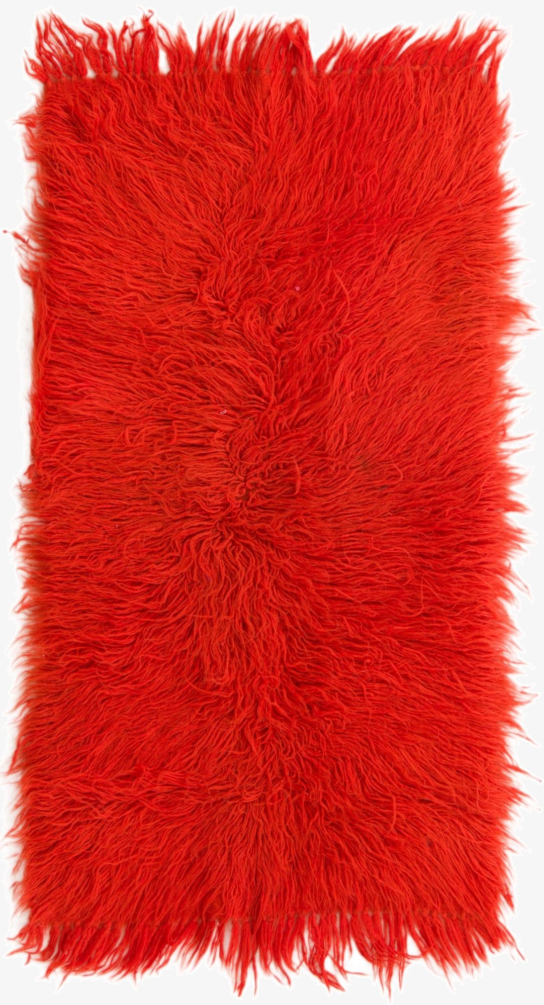 2' 1 x 4'  Hand Knotted Moroccan Wool Rug